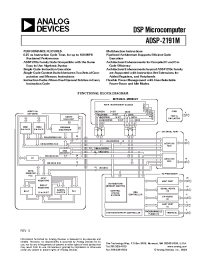 Datasheet ADSP-2191MBCA-140 manufacturer Analog Devices