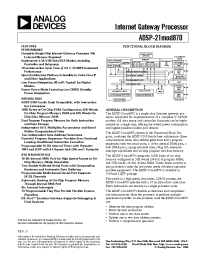 Datasheet ADSP-21MOD870-000 manufacturer Analog Devices