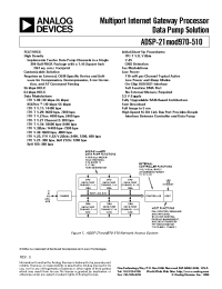 Datasheet ADSP-21MOD970-510 manufacturer Analog Devices