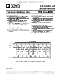 Datasheet ADSP-21mod980N-210 manufacturer Analog Devices