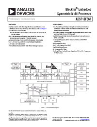 Datasheet ADSP-BF561SKBCZ600 manufacturer Analog Devices