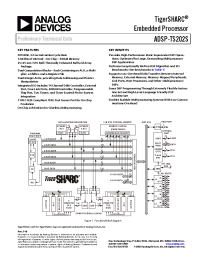 Datasheet ADSP-TS202S manufacturer Analog Devices