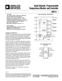 Datasheet ADT14 manufacturer Analog Devices