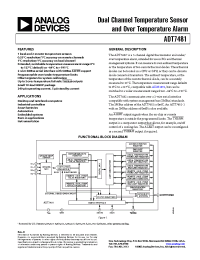 Datasheet ADT7481ARMZ-1REEL manufacturer Analog Devices