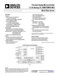 Datasheet ADUC7020 manufacturer Analog Devices