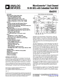 Datasheet ADUC816 manufacturer Analog Devices