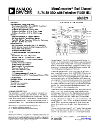 Datasheet ADUC824 manufacturer Analog Devices