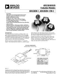Datasheet ADXL05EM-1 manufacturer Analog Devices