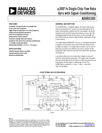 Datasheet ADXRS300ABG manufacturer Analog Devices