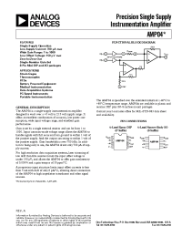 Datasheet AMP04EP manufacturer Analog Devices