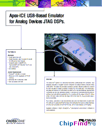Datasheet APEX-ICE manufacturer Analog Devices