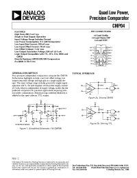 Datasheet CMP04BY/883C manufacturer Analog Devices