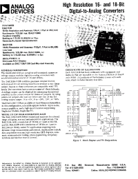 Datasheet DAC1138J manufacturer Analog Devices