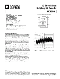Datasheet DAC8043AFRU manufacturer Analog Devices