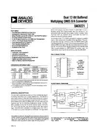 Datasheet DAC8221 manufacturer Analog Devices