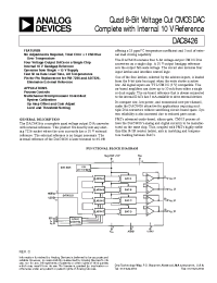 Datasheet DAC8426AR2 manufacturer Analog Devices