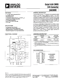 Datasheet DAC8800B manufacturer Analog Devices