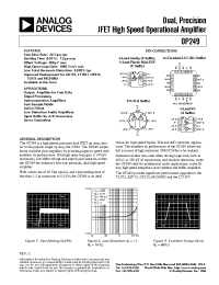 Datasheet OP249ARC/883 manufacturer Analog Devices