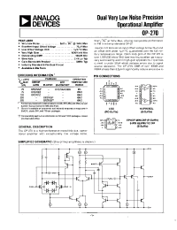 Datasheet OP-270ARC/883 manufacturer Analog Devices