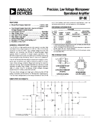 Datasheet OP90ARC/883 manufacturer Analog Devices