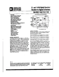 Datasheet RDC1740411B manufacturer Analog Devices