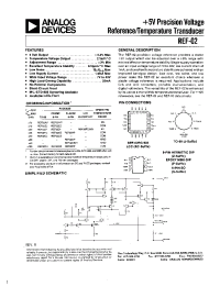 Datasheet REF-02 manufacturer Analog Devices