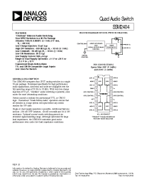 Datasheet SSM2404S manufacturer Analog Devices