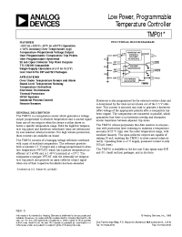 Datasheet TMP01FJ2 manufacturer Analog Devices