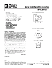 Datasheet TMP03FT9 manufacturer Analog Devices