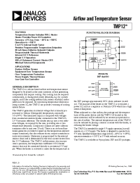 Datasheet TMP12FS manufacturer Analog Devices