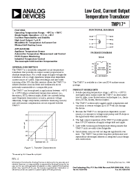 Datasheet TMP17FS manufacturer Analog Devices