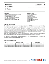 Datasheet AMS1004-12AN manufacturer AMS