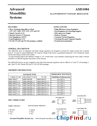 Datasheet AMS1084t1 manufacturer AMS