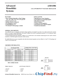 Datasheet AMS1086CM-15 manufacturer AMS