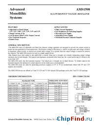 Datasheet AMS1508CM-15 manufacturer AMS