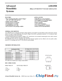 Datasheet AMS2908-285 manufacturer AMS