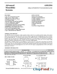 Datasheet AMS2954AC manufacturer AMS