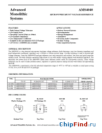 Datasheet AMS4040-2.5 manufacturer AMS