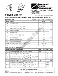 Datasheet 2N7227 manufacturer APT