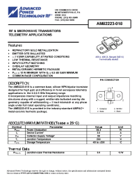 Datasheet AM82223-018 manufacturer APT