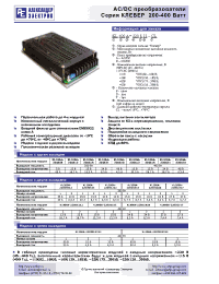 Datasheet KL200A-220T051515 manufacturer АЕДОН