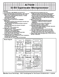 Datasheet ACT-5230PC-133F22Q manufacturer Aeroflex