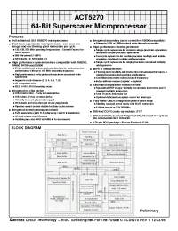 Datasheet ACT-5270PC-133F24I manufacturer Aeroflex