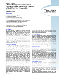 Datasheet CT1611-FP manufacturer Aeroflex