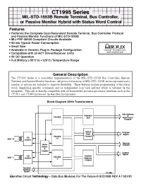 Datasheet CT1995-20-3 manufacturer Aeroflex