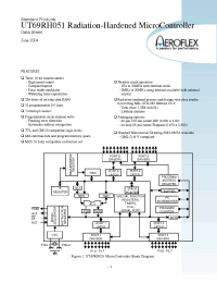 Datasheet UT69RH051W-CX manufacturer Aeroflex