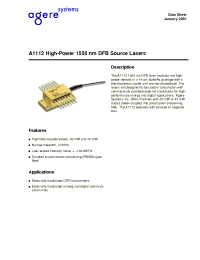 Datasheet A1112PC manufacturer Agere