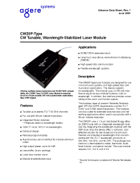 Datasheet CW22P881 manufacturer Agere
