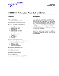 Datasheet LUCL7585GBE-D manufacturer Agere