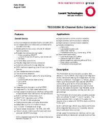 Datasheet TECO32642-DB manufacturer Agere